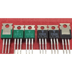2SA814 2SC1624 A814 C1624 TOSHIBA matched paired transistor